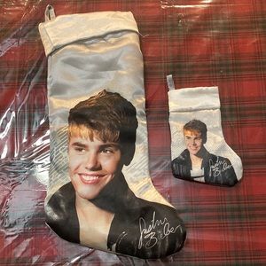 Justin Bieber Christmas stocking